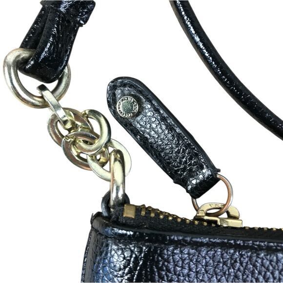 KARL LAGERFELD Paris Ophelia Leather Crossbody Bag Black Small Party Travel City - Picture 4 of 9